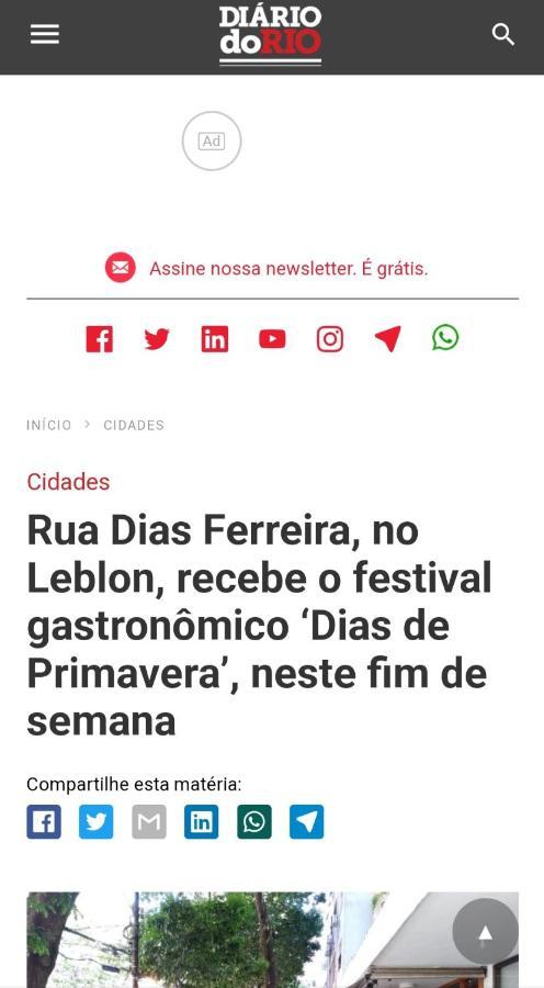 A Rua Badalada Do Leblon Apartamento